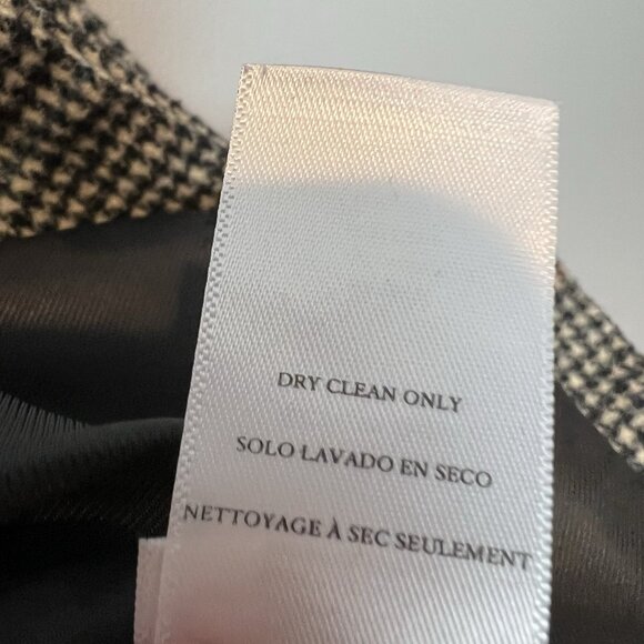 Rails Cody Houndstooth Check Double Breasted Blazer In Sand Ash Size Medium - Picture 13 of 13